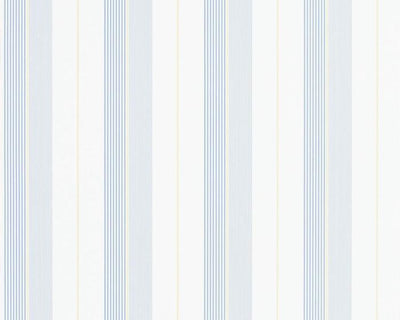 Ralph Lauren Aiden Stripe - Blue / Yellow PRL020/10 Wallpaper