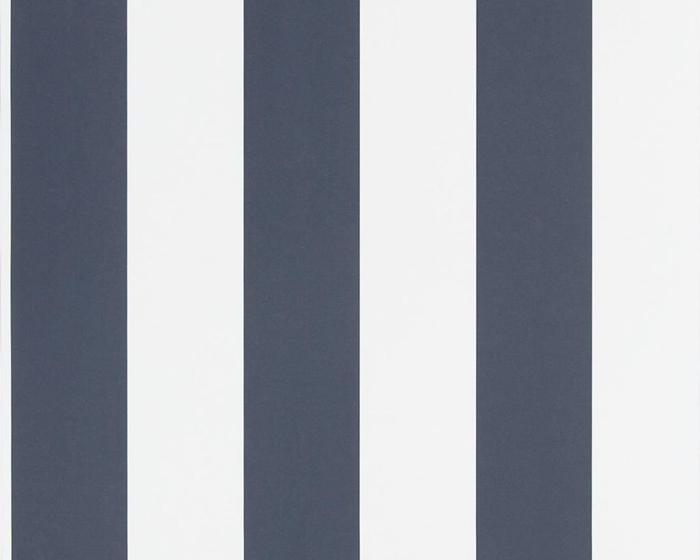 Ralph Lauren Spalding Stripe - Navy / White PRL026/08 Wallpaper