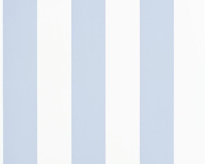 Ralph Lauren Spalding Stripe - Blue / White PRL026/10 Wallpaper
