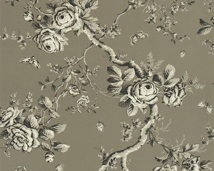 Ralph Lauren Ashfield Floral - Gun Metal PRL027/04 Wallpaper