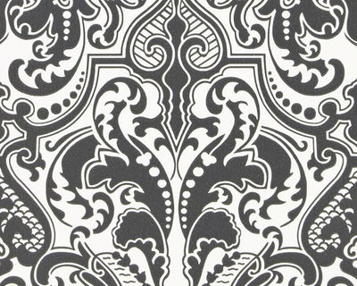 Ralph Lauren Gwynne Damask - Charcoal PRL055/06 Wallpaper