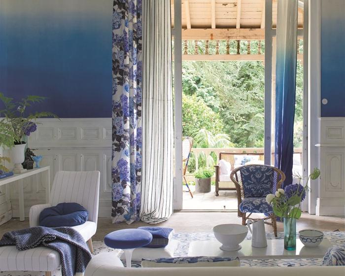 Designers Guild Saraille - Cobalt P600/01 Wallpaper