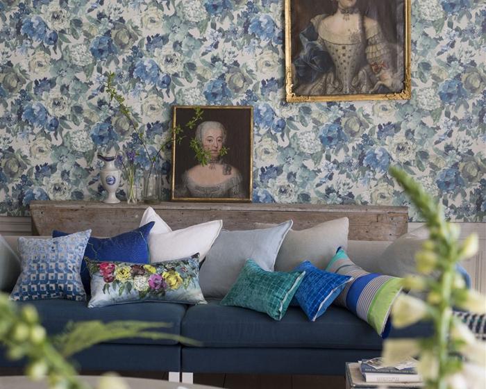 Designers Guild Roseto - Celadon PDG675/01 Wallpaper