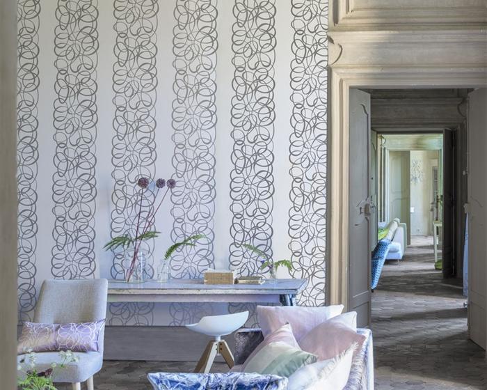 Designers Guild Marquisette - Graphite PDG689/06 Wallpaper