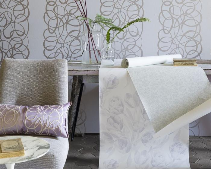 Designers Guild Marquisette - Graphite PDG689/06 Wallpaper