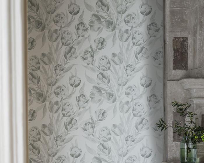 Designers Guild Fontainebleau - Porcelain PDG685/01 Wallpaper