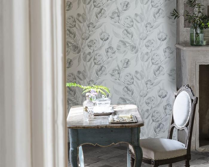 Designers Guild Fontainebleau - Porcelain PDG685/01 Wallpaper