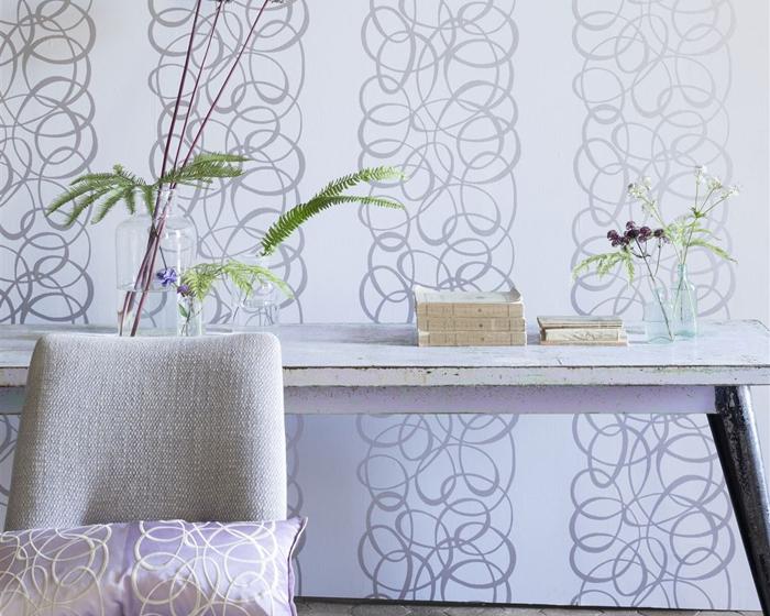 Designers Guild Marquisette - Graphite PDG689/06 Wallpaper