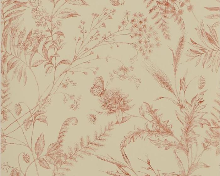 Ralph Lauren Fern Toile - Vintage Tea PRL710/07 Wallpaper