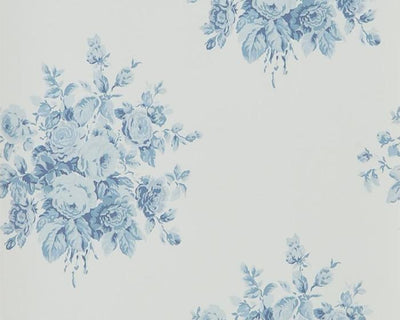 Ralph Lauren Wainscott Floral - Sky PRL707/02 Wallpaper