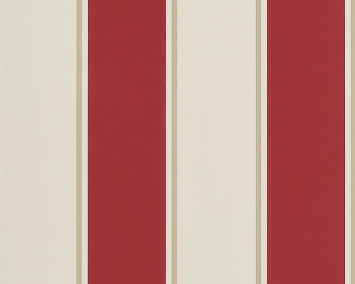 Ralph Lauren Mapleton Stripe - Vermilion PRL703/08 Wallpaper