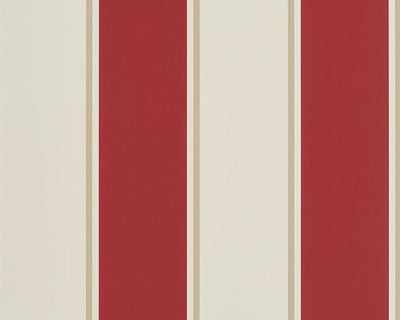 Ralph Lauren Mapleton Stripe - Vermilion PRL703/08 Wallpaper