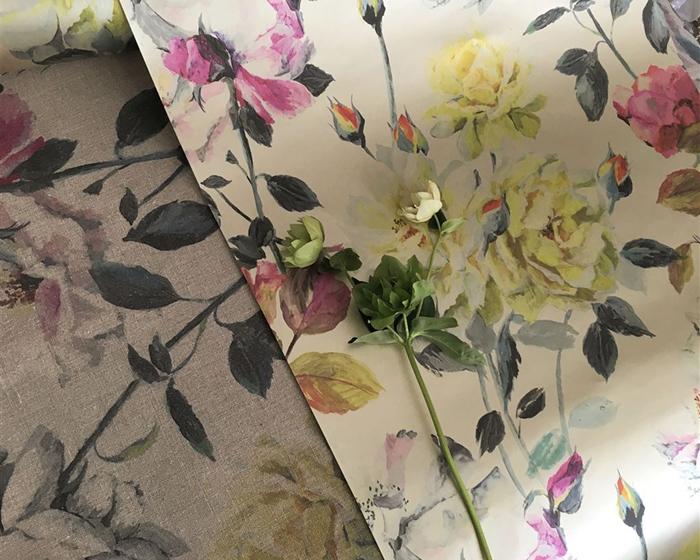 Designers Guild Couture Rose - Duck Egg PDG711/04 Wallpaper