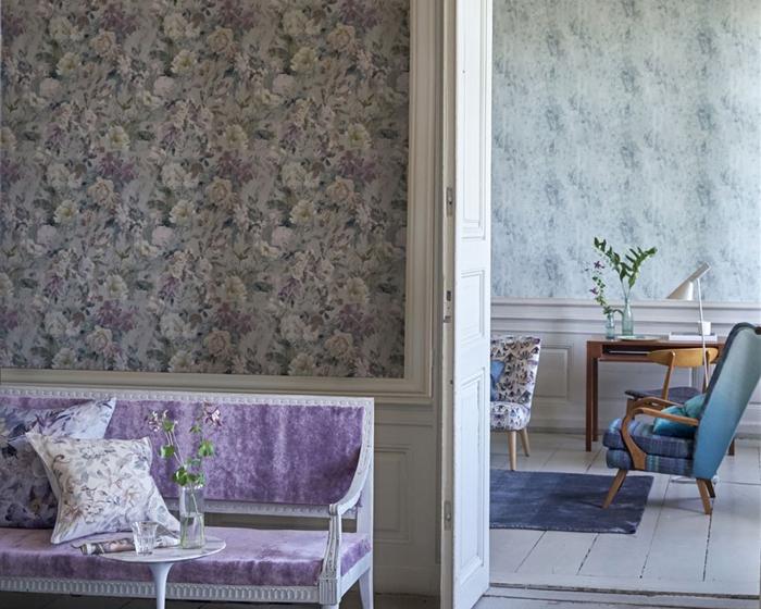 Designers Guild Marianne - Slate PDG712/04 Wallpaper