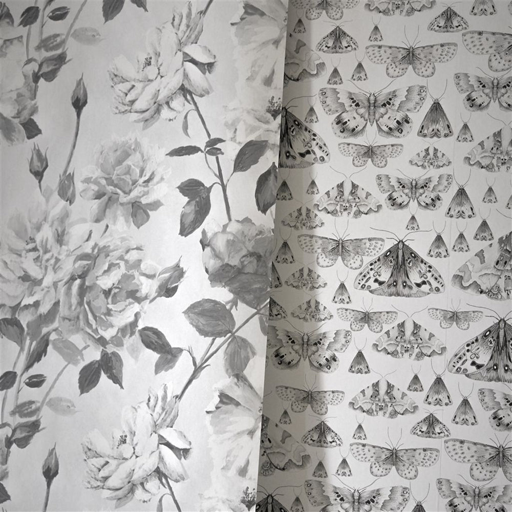 Designers Guild Couture Rose - Graphite PDG711/05 Wallpaper