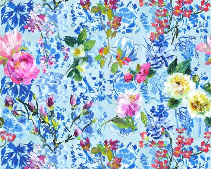 Designers Guild Majolica Cornflower PDG1028/01 Wallpaper