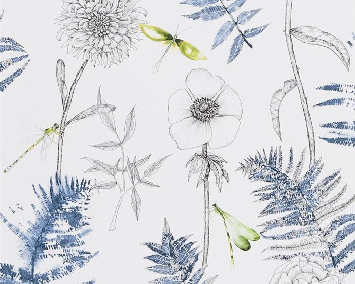 Designers Guild Acanthus Indigo PDG1022/01 Wallpaper