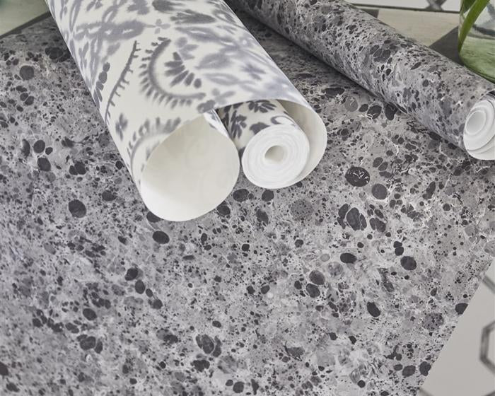 Designers Guild Lustro Zinc PDG1025/04 Wallpaper