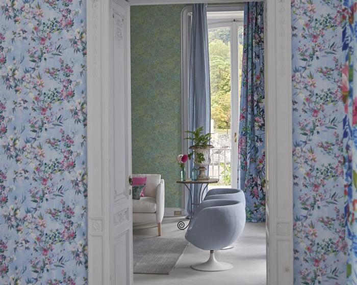 Designers Guild Berettino Sky PDG1024/01 Wallpaper