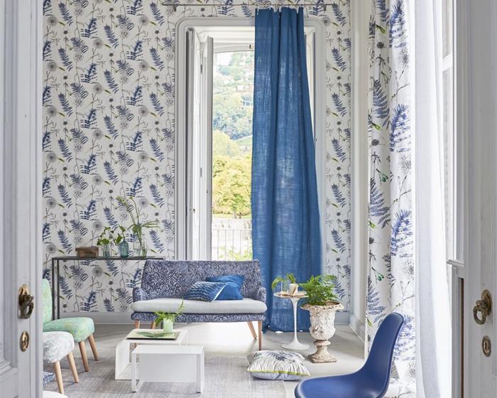 Designers Guild Acanthus Indigo PDG1022/01 Wallpaper