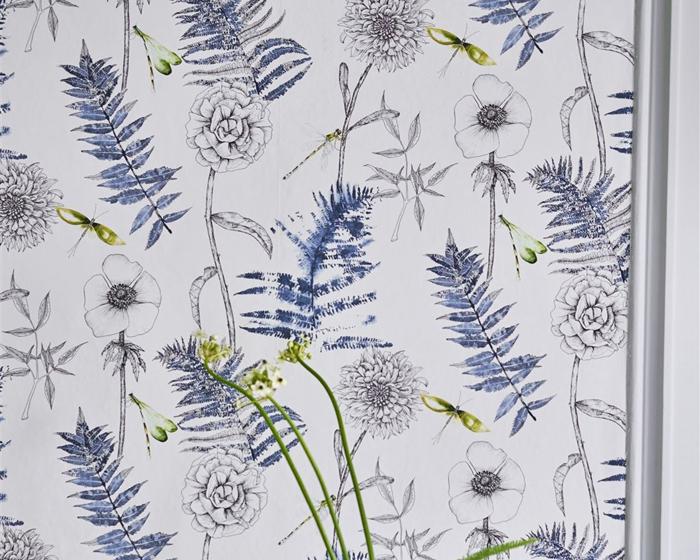 Designers Guild Acanthus Indigo PDG1022/01 Wallpaper