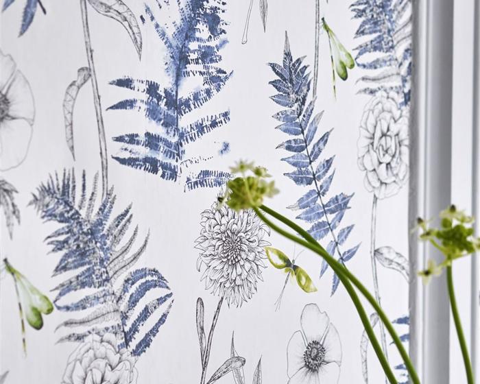 Designers Guild Acanthus Indigo PDG1022/01 Wallpaper