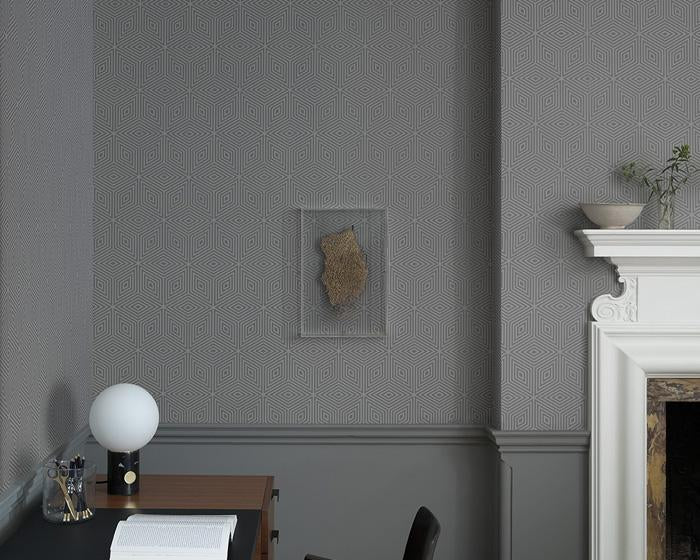 Paint & Paper Library Marquetry Tile Temple Wallpaper