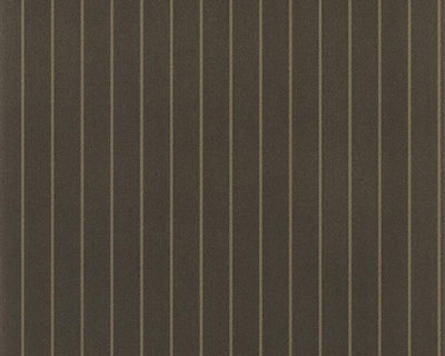 Ralph Lauren Langford Chalk Stripe Chocolate PRL5009/05 Wallpaper