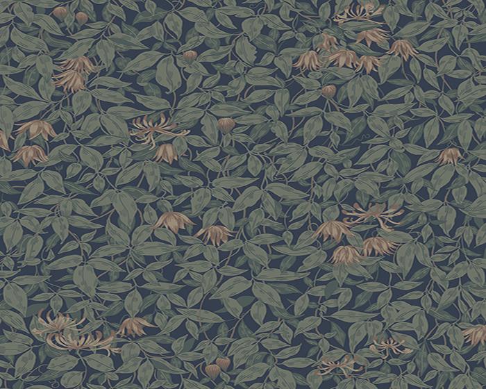 Sandberg Linnea Midnight Blue Wallpaper 838-76