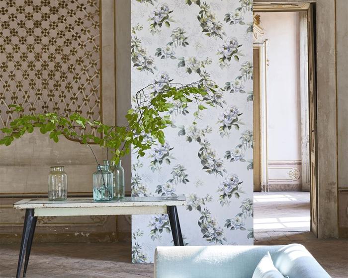 Designers Guild Victorine Cloud PDG1051/02 Wallpaper