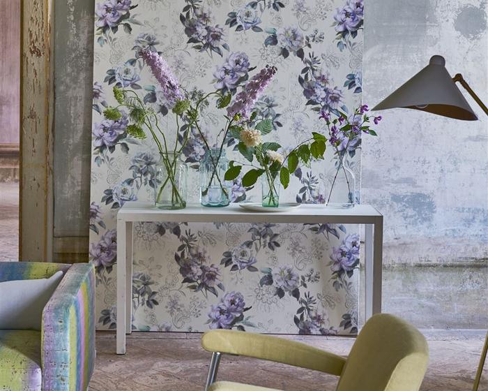 Designers Guild Victorine Vanilla PDG1051/01 Wallpaper