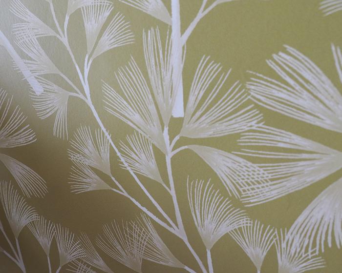 OHPOPSI Arabella Green Cream Wallpaper JRD50120W