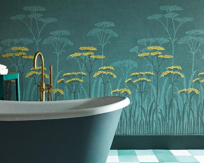 Little Greene Achillea Brume 0293ASISLAN Wallpaper