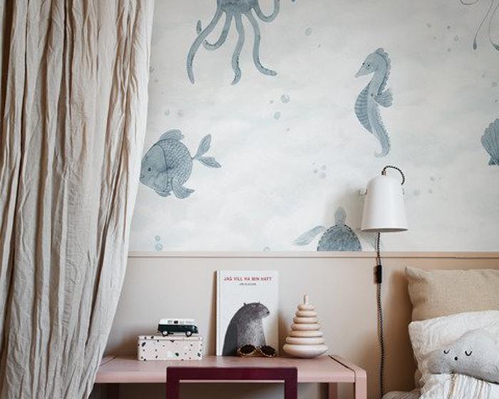 Sandberg Alice Ocean Blue 652-36 Wallpaper