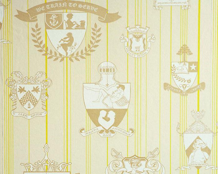 Barneby Gates Carpe Noctem in Lime Wallpaper BG0100202