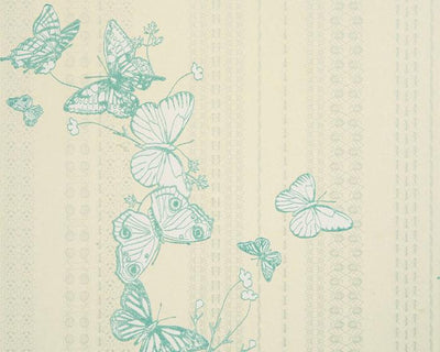 Barneby Gates Bugs & Butterflies in Ice Blue Wallpaper BG0100302