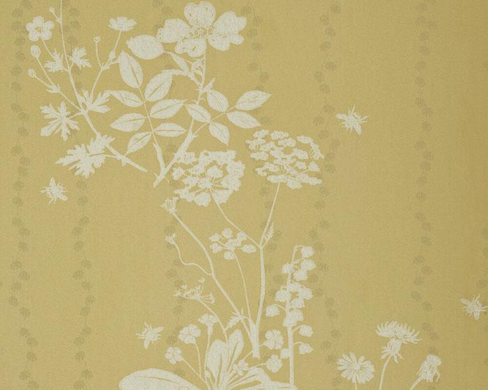 Barneby Gates Wild Meadow in Dandelion Wallpaper BG0200102