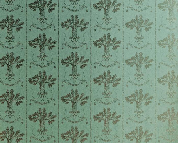 Barneby Gates Lucky Charms in Graphite on Denim Wallpaper BG0700201