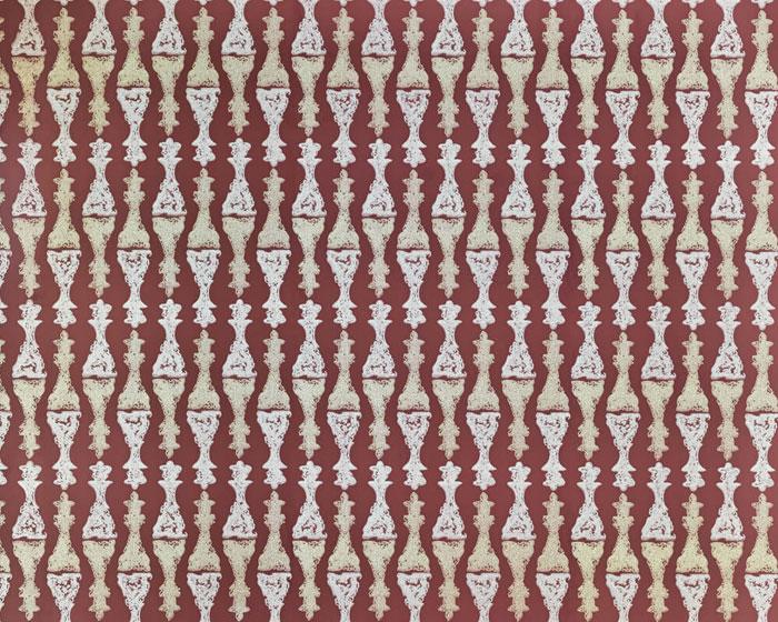 Barneby Gates Chess in Burgundy Wallpaper BG1000201