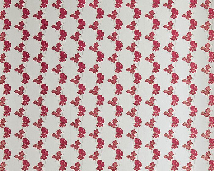 Barneby Gates Poppy Fields in Red/Gold Wallpaper BG1500201