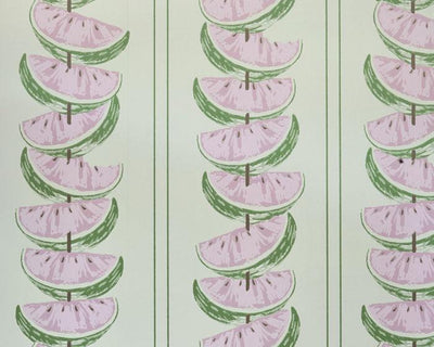 Barneby Gates Watermelon in Pink/Green Wallpaper BG1800102