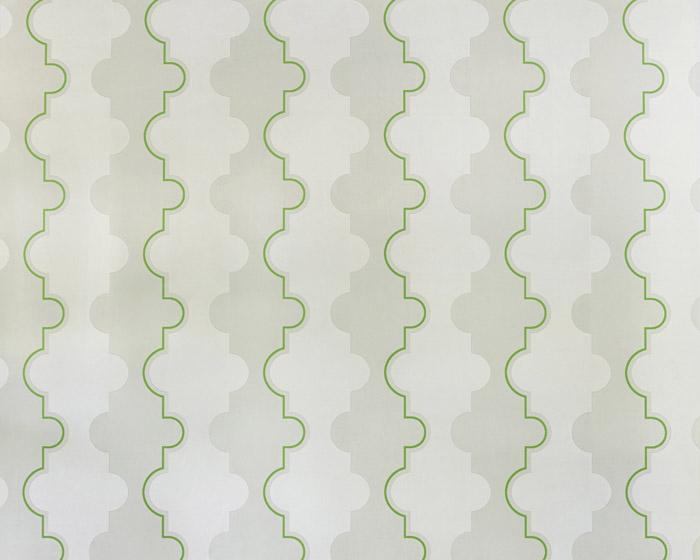 Barneby Gates Jigsaw Stripe in Green Wallpaper BG1800202