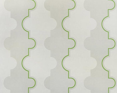 Barneby Gates Jigsaw Stripe in Green Wallpaper BG1800202