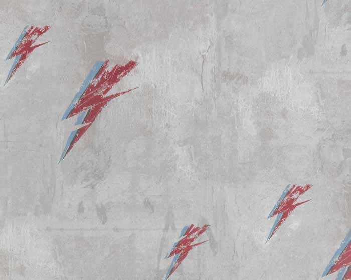 Barneby Gates Bolt From Mars in Red/Natural Wallpaper BG1900102