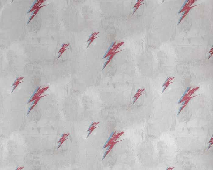 Barneby Gates Bolt From Mars in Red/Natural Wallpaper BG1900102