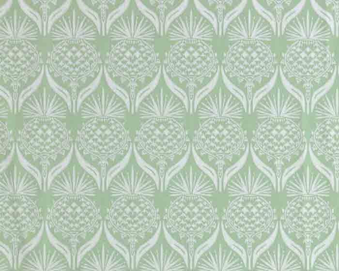 Barneby Gates Artichoke Thistle in Spring Green Wallpaper BG1900202