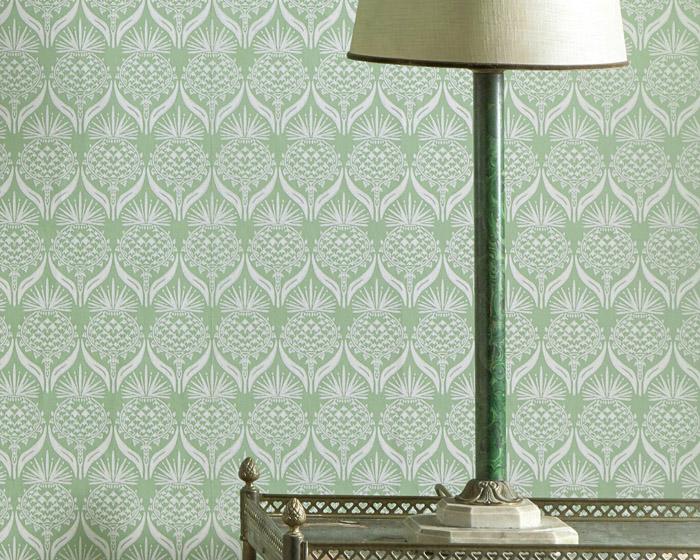 Barneby Gates Artichoke Thistle in Spring Green Wallpaper BG1900202