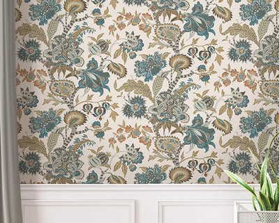 Arley House Baby Bombay Wallpaper in a room in detail