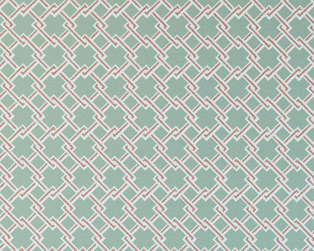 Barneby Gates Lattice Cane Wallpaper