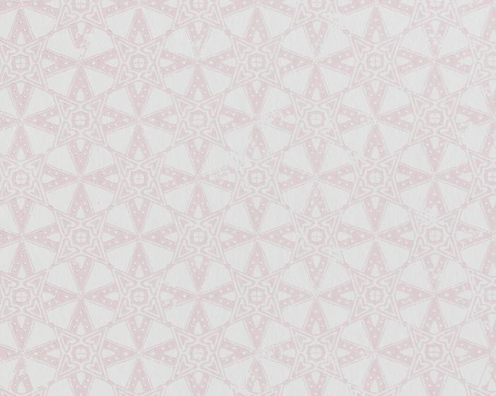 Barneby Gates Star Tile in Pink Wallpaper BG2000202
